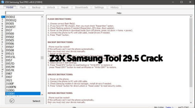 Z3X Samsung Tool PRO 29.5 Crack Free Download