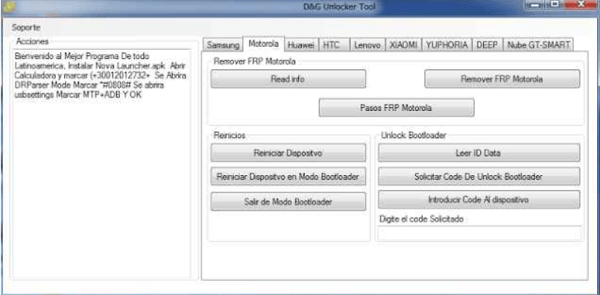 Features Of D&G Unlocker Tool Software
