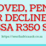 SASSA Status Pending 2022