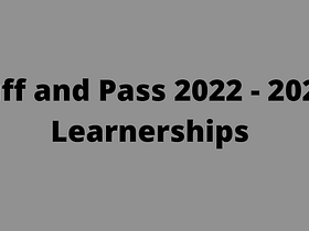 Puff and Pass Internships, Bursaries, Learnerships 2022/2023