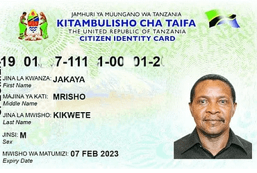 Download NIDA number | Copy Online | National ID (NIDA) – Kitambulisho cha Taifa