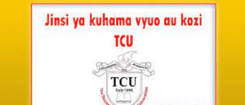 TCU Wanaotaka kubadili vyuo na Kozi 2022/2023 Academic Year